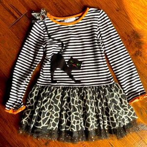 Halloween Black Car Skirted Top Size 6x